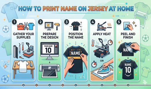 How to Print Name on Jersey at Home How to Print Name on Jersey at Home